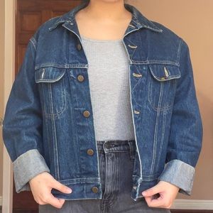 Lee Vintage Denim Jacket Dark Wash
